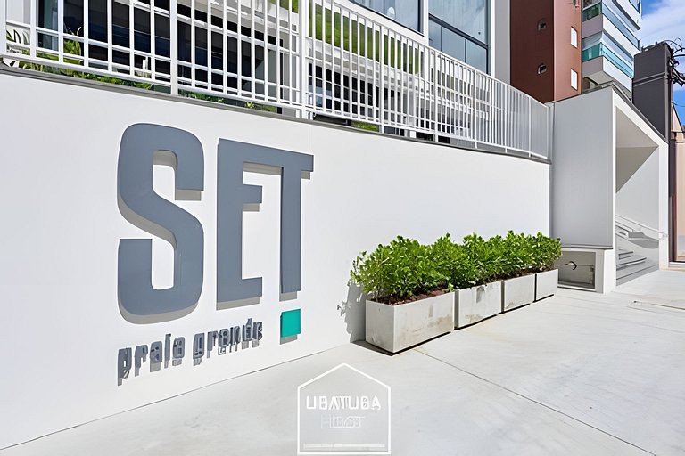 Loft  luxo próximo do Mar na Praia Grande - Ar/WF