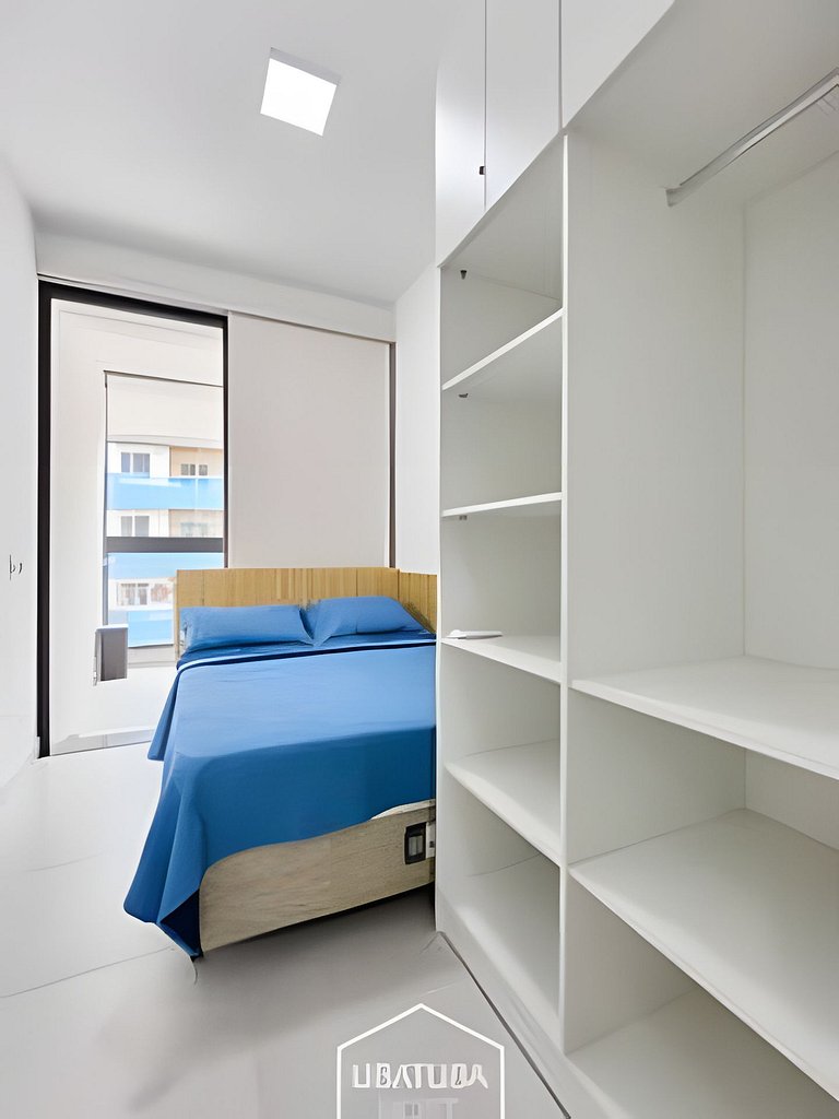 Loft  luxo próximo do Mar na Praia Grande - Ar/WF