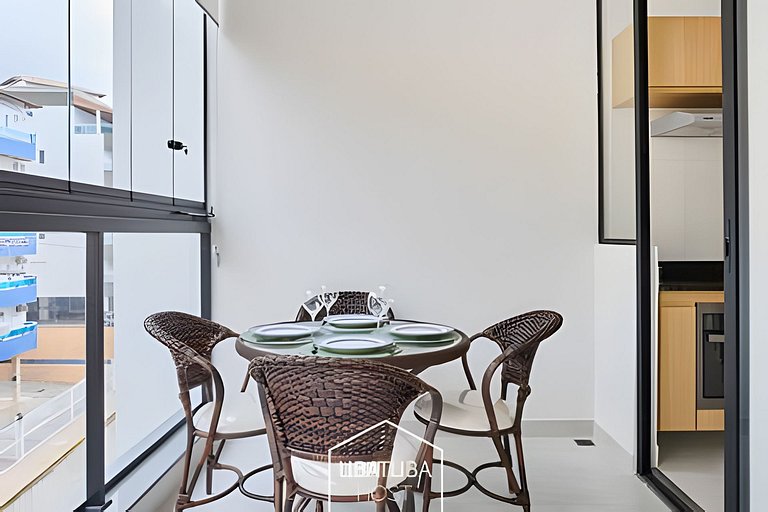 Loft  luxo próximo do Mar na Praia Grande - Ar/WF