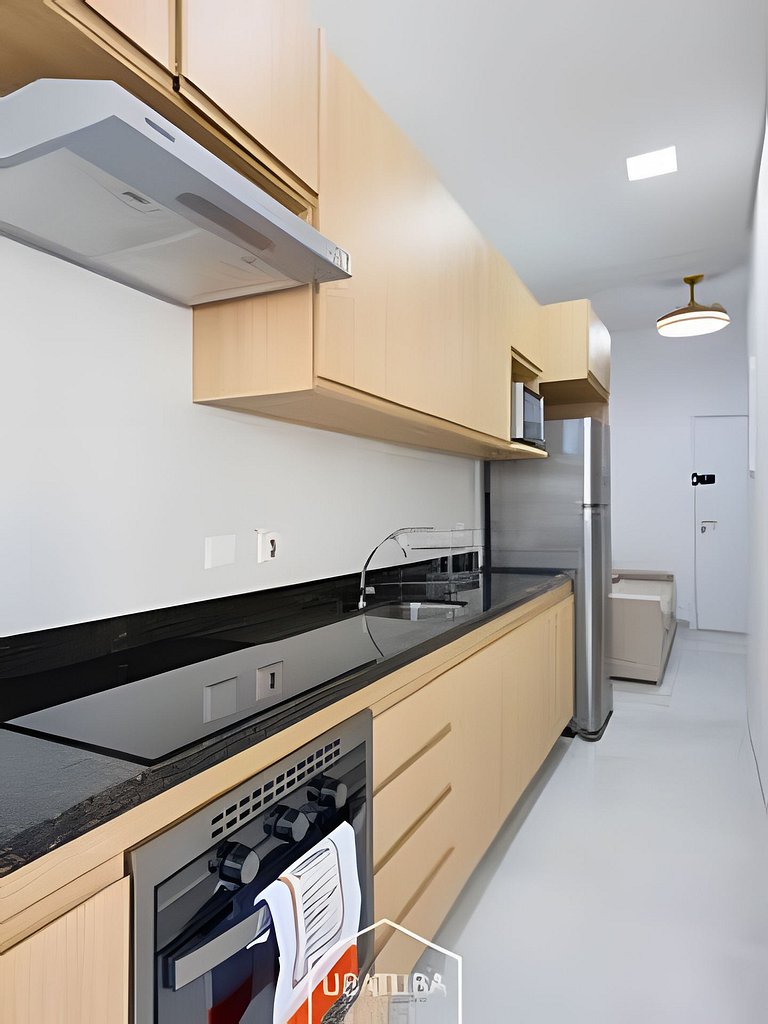 Loft  luxo próximo do Mar na Praia Grande - Ar/WF