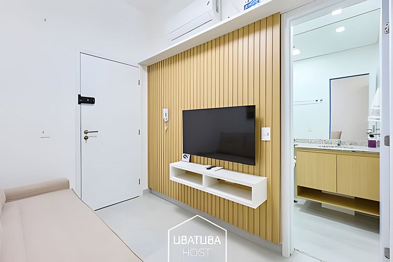 Loft  luxo próximo do Mar na Praia Grande - Ar/WF