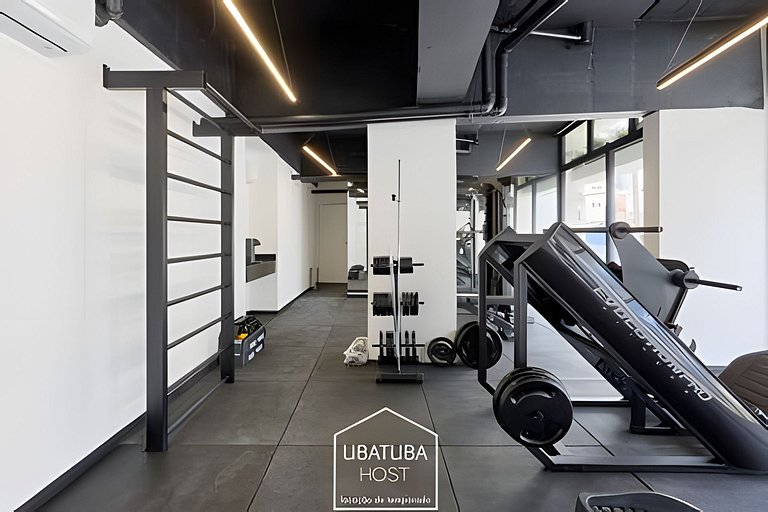Loft  luxo próximo do Mar na Praia Grande - Ar/WF