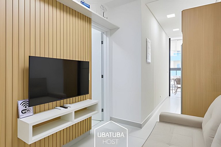Loft  luxo próximo do Mar na Praia Grande - Ar/WF