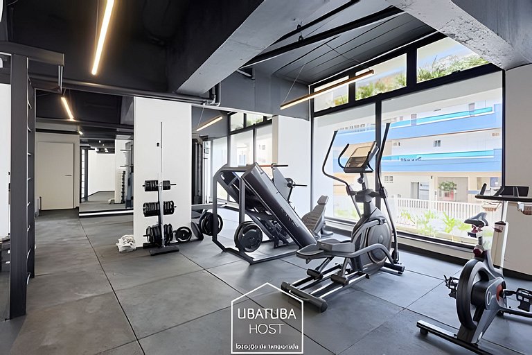 Loft  luxo próximo do Mar na Praia Grande - Ar/WF