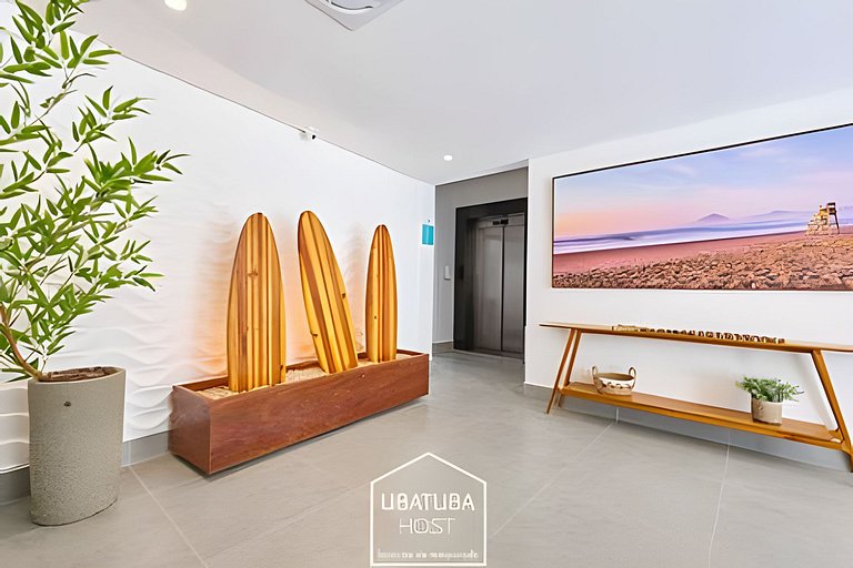 Loft  luxo próximo do Mar na Praia Grande - Ar/WF