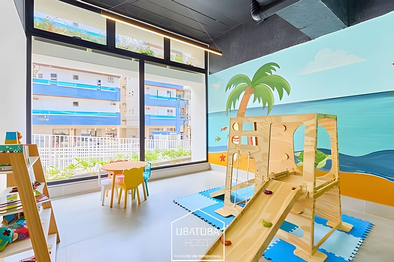 Loft  luxo próximo do Mar na Praia Grande - Ar/WF