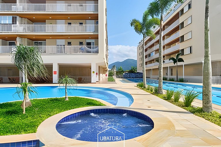 Alto padrão Itaguá - 2 dorms -WiFi  Latitude 23