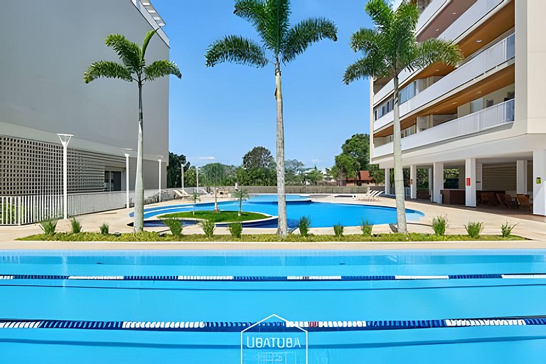 Alto padrão Itaguá - 2 dorms -WiFi  Latitude 23