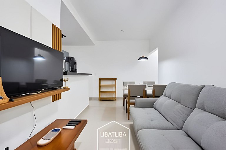 2 Quartos c/ Ar + Varanda Gourmet •Piscina e Sauna
