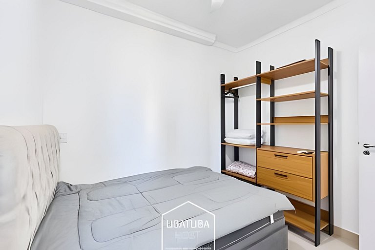 2 Quartos c/ Ar + Varanda Gourmet •Piscina e Sauna