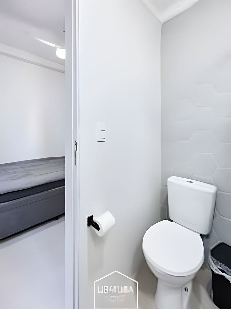 2 Quartos c/ Ar + Varanda Gourmet •Piscina e Sauna