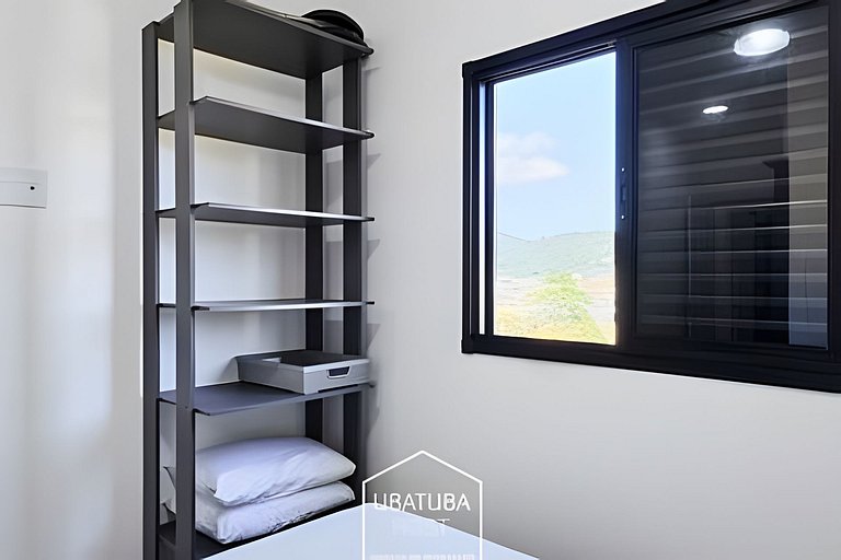2 Quartos c/ Ar + Varanda Gourmet •Piscina e Sauna