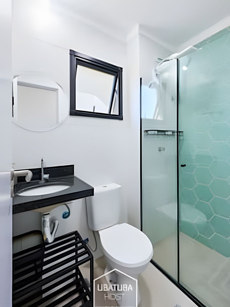 2 Quartos c/ Ar + Varanda Gourmet •Piscina e Sauna