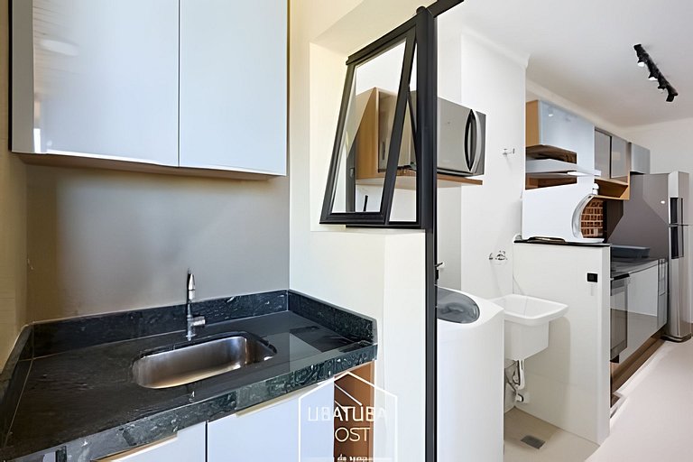 2 Quartos c/ Ar + Varanda Gourmet •Piscina e Sauna