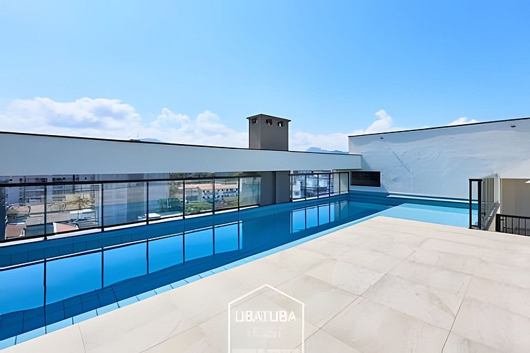 2 Quartos c/ Ar + Varanda Gourmet •Piscina e Sauna