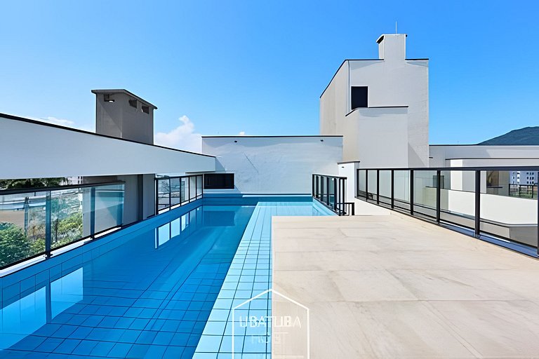 2 Quartos c/ Ar + Varanda Gourmet •Piscina e Sauna