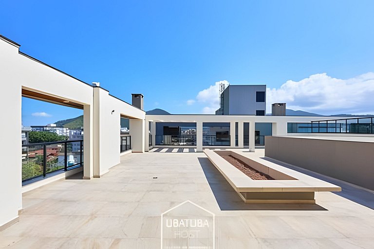 2 Quartos c/ Ar + Varanda Gourmet •Piscina e Sauna
