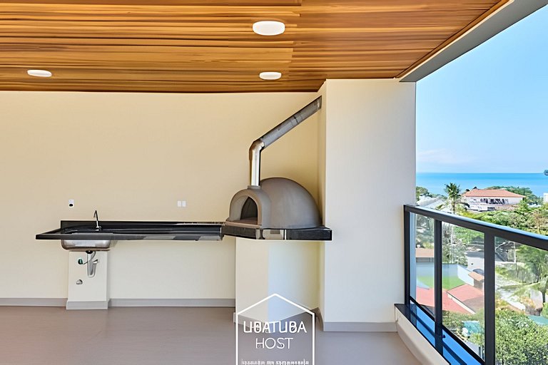 2 Quartos c/ Ar + Varanda Gourmet •Piscina e Sauna