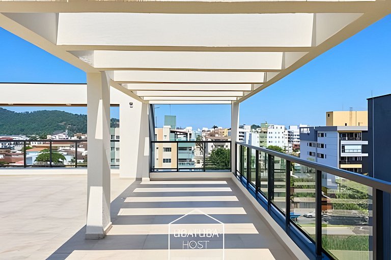 2 Quartos c/ Ar + Varanda Gourmet •Piscina e Sauna