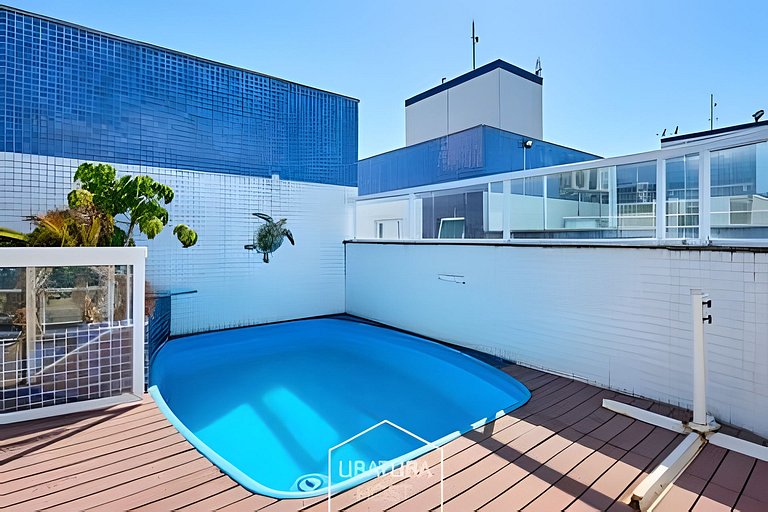 Cobertura - Piscina privativa - 3 quartos - 2vagas