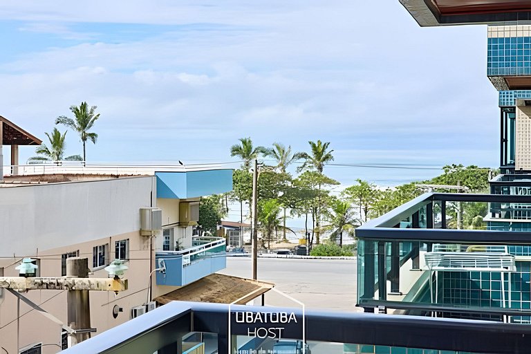 Frente Mar - Praia Grande - Ar - 2dorms - 1 vaga
