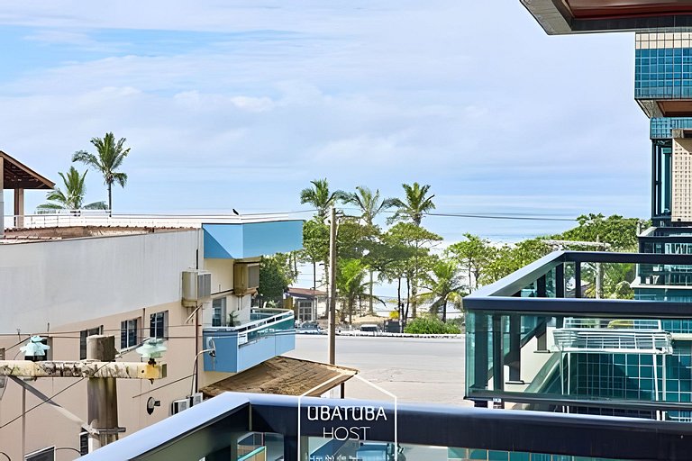 Frente Mar - Praia Grande - Ar - 2dorms - 1 vaga