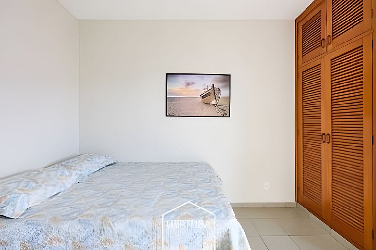 Frente Mar - Praia Grande - Ar - 2dorms - 1 vaga