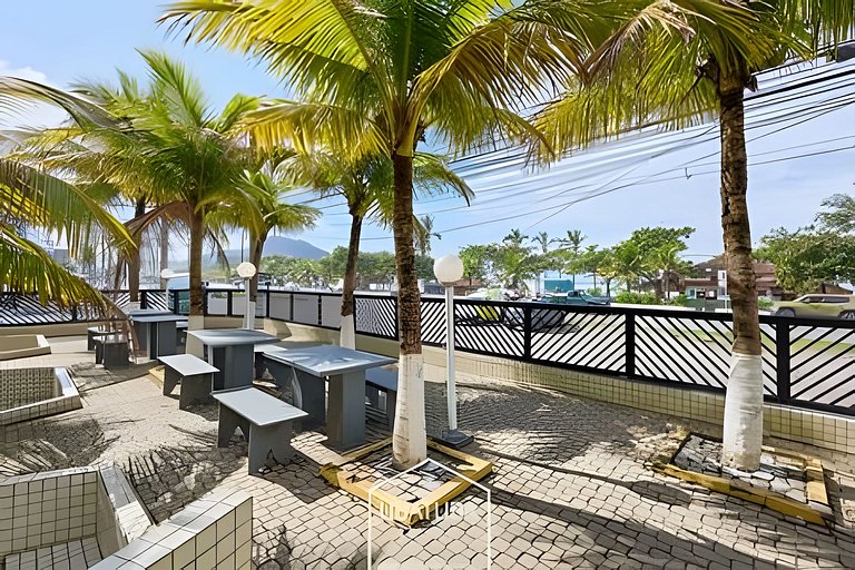 Frente Mar - Praia Grande - Ar - 2dorms - 1 vaga